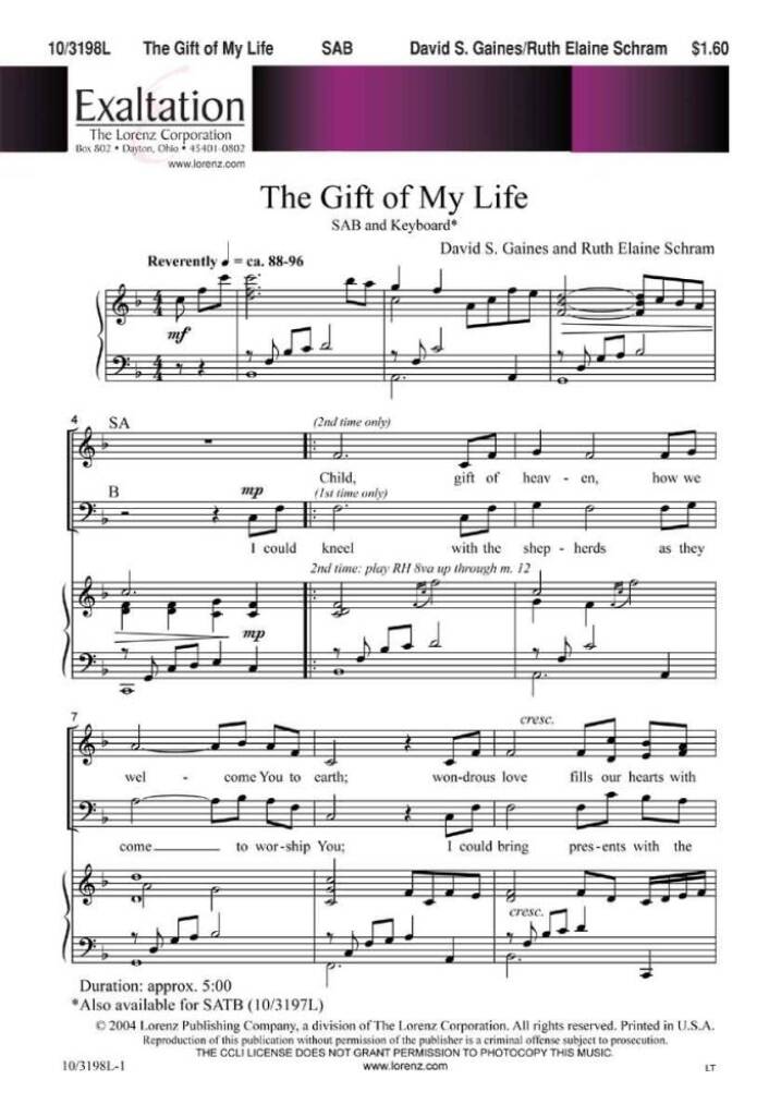 The Gift Of My Life